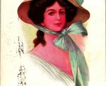 Vtg 1908 Cartolina Archie Gunn Artista Firmato - Taylor &amp; Platt Co. Ny - £7.32 GBP