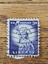 US Stamp Statue of Liberty 3c Used Wave Cancel 1035 - $0.99