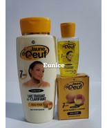 jaune d&#39;oeuf treatment &amp; clarifying egg yolk body milk,oil and soap - $70.00