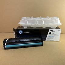 New Open Box - OEM Genuine HP CF500A 202A Black Toner Cartridge LaserJet Pro - $46.99