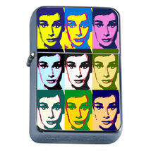 An item in the Collectibles category: Pop Art D7 Flip Top Oil Lighter Windproof Resistant Flame Pop Culture Retro