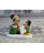 Dept 56 Disney Mickey&#39;s Very Merry Christmas Village Gift Mickey Santa M... - £40.05 GBP