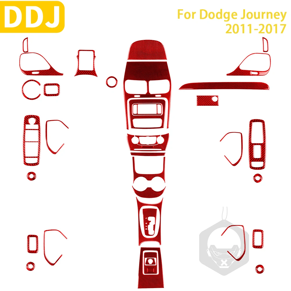 For Dodge Journey 2011-2017 Accessories Carbon Fiber Car Interior Instrument Air - £13.95 GBP+
