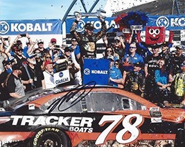 Autographed 2017 Martin Truex Jr. #78 Bass Pro Shops Racing Las Vegas Win (Victo - £82.70 GBP