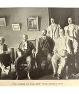 New York Delegation 1900 Print New Declaration History Struggle Antique ... - $18.07 CAD
