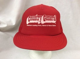 trucker hat baseball cap Country General retro vintage rare rave nice Sn... - $39.99