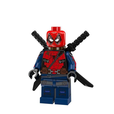 Deadpool x Spider-Man Minifigure with tracking code - $17.31