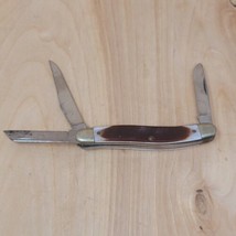 Vintage Schrade Old Timer 3 Blade Folding Pocket Knife - £35.92 GBP
