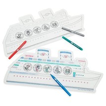 Disney Cruise Line Kids Coloring Placemat &amp; Markers - £27.09 GBP