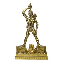 Colossus of Rhodes Colossal Statue of the Sun God Helios Hard Plaster Gold - £43.37 GBP