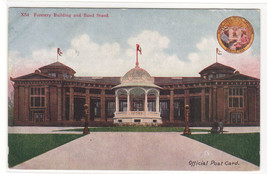 Forestry Building Band Stand Alaska Yukon Pacific Exposition Seattle WA postcard - £4.63 GBP