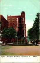 Vtg Postcard 1910 Tyler - Davidson Fountain Cincinnati Ohio Postcard - £3.05 GBP