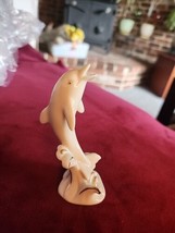 LENOX Dolphin Figurine 4” Vintage Off White and Gold - $5.90