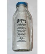 Broguiere&#39;s Montebello CA One Quart Milk Bottle &quot;Pledge of Allegiance&quot; - $34.79 CAD
