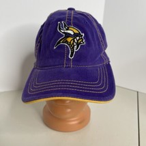 NFL Reebok Minnesota Vikings Reebok Purple Yellow Stitch Hat Cap Authentic - $11.30