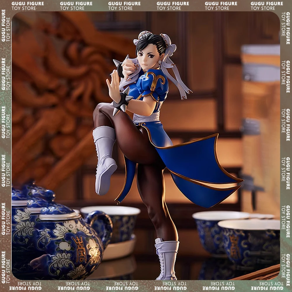 18cm Street Fighter Figures Chun-Li PVC  Action Figurines Chun Li Fighting - £23.89 GBP+