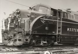 Western Maryland Railway Railroad WM #81 BL-2 DF-15 Electromotive Photo 1968 - £7.58 GBP