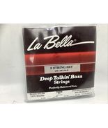 La Bella 750N Black Nylon Tape wound Bass Strings .128 Low B 5 string set - $737.64 MXN La Bella 750N Black Nylon Tape wound Bass Strings .128 Low B 5 string set - $737.64 MXN