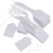500 Pack White Marking Tags Jewelry Price Tags Hang Price Labels Display... - $19.99