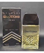 Emotions Cologne For Men 3.3 Fl Oz 1989 New With Box Vintage Collectible - $1,249.43 MXN
