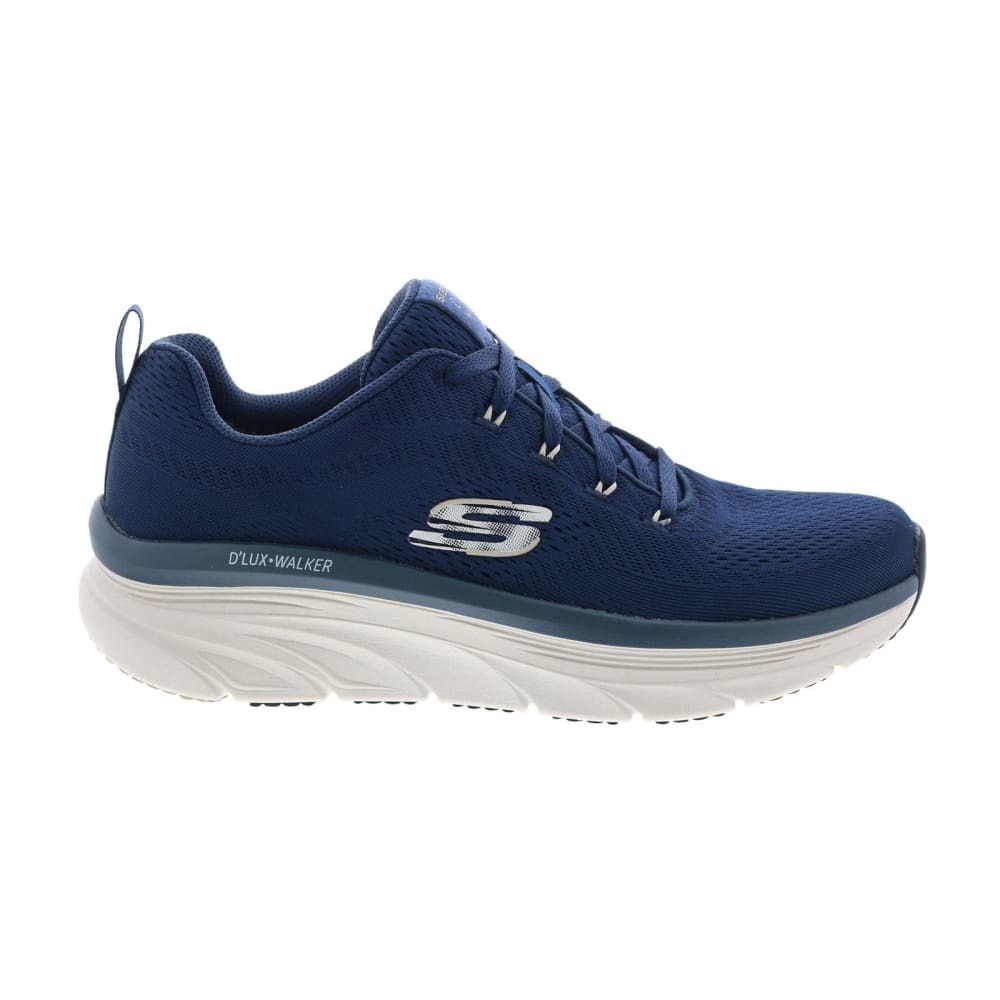 skechers relaxed fit d'lux walker meerno mens blue lifestyle sneakers shoes