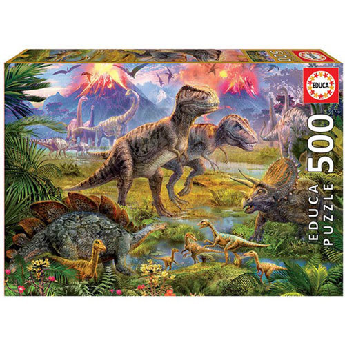 Educa Puzzle Collection 500pcs - Dino Gathering - $38.26