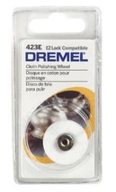 Dremel 423E Cloth Polishing Wheel, EZLock Compatible, Qty 1, Fits 402 an... - £5.30 GBP