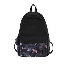 Backpa Origami Pattern Students School Bags for Women Teenager 2022 Large Capaci - £21.57 GBP
