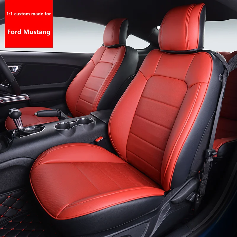 Custom Fit for 2015-2022 Mustang Car Seat Covers Full Set Durable Quality - £425.67 GBP+