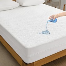 Reaks Full Size Mattress Protector - Waterproof Zippered Bamboo Rayon, 1... - $39.95