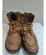 Mens  Cat/ Caterpillar tan boots UK 10 in Reasonable condition. - £33.05 GBP