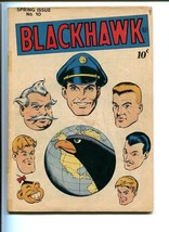 BLACKHAWK COMICS #10-QUALITY-1946-REED CRANDALL ART-GLOBE COVER-SECOND I... - £642.14 GBP