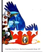 U S P S Stamps - 1977 COMMEMORATIVE MINT SET IN MINI ALBUM SEALED - $12.00