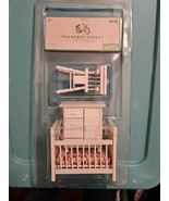 Mayberry street miniatures Nursery Set 3 pc Doll House Furniture New Hob... - $23.76