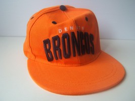 Denver Broncos Budweiser Hat Orange NFL Football Bud Beer Snapback Baseball Cap - £12.24 GBP