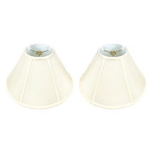 Royal Designs Coolie Empire Lamp Shade, Eggshell, 5&quot; x 14&quot; x 9.5&quot;, Set of 2 - £95.08 GBP