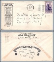 1940 US Cover - Kansas City, Missouri to Los Angeles, California H14 - £1.57 GBP