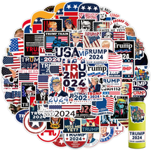 100 Pack Trump Stickers 2024 Vinyl Sticker Waterproof Decals - NO Repeats - £12.12 GBP