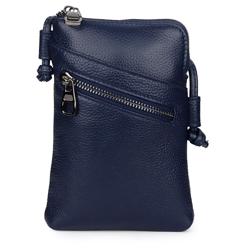Summer New Women Genuine Leather Shoulder Messenger Bags Female Cellphone Crossb - £36.53 GBP