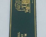 York UK National Railway Museum Leather Bookmark w &quot;Evening Star&quot;  - $8.87