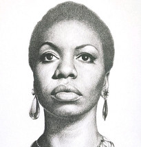 Nina Simone Art Postcard Jazz Blues Singer 2018 Female Pioneer Unposted F1A - $28.05 CAD