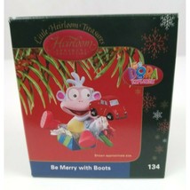 2004 Carlton Cards Heirloom Ornament Collection Be Merry With Boots #134 - $7.75