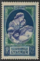 FRANCE 1939 Very Fine MH Semi - Postal Stamp Scott # B90 CV 5.25 $ - £4.18 GBP