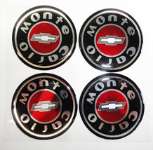 Vintage 90&#39;s Automotive Wheel Center Cap Round Emblem Accent Trim MONTE CARLO 18 - £15.69 GBP