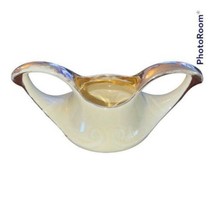 Vintage Pearl China Open Sugar Bowl PEA9 Lusterware 22KT Gold Band Double Handle - £12.32 GBP