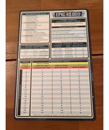 Warhammer Epic 40k Sequence Of Play Tables And Chart Sheet - $277.58 MXN