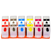 6Color 312 314 312XL 314XL Refillable Ink Cartridge No Chip for Epson XP-15000 - £4.70 GBP