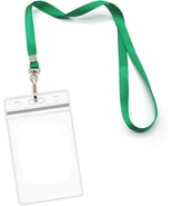 Lanyards With Clips and 50 Pcs ID Badge Holder Name Tag for Office Schoo... - $568.44 MXN