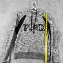 Victoria&#39;s Secret Pink Womens Gray Long Sleeve Pullover Hoodie Size M - £23.32 GBP