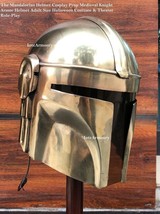 The Mandalorian Helmet Cosplay Prop Boba Fett Armor Helmet Decorative Helm - £63.13 GBP